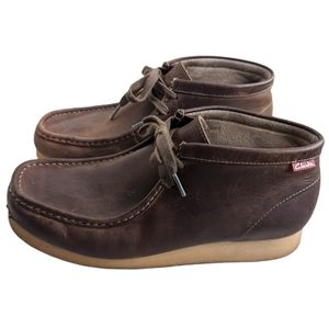 Clarks Wallabees Leather Boot Men's size 9 Brown Laceup